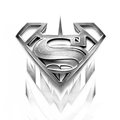 Superman Batman and wonder woman tattoo design idea
