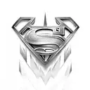 Superman Batman and wonder woman tattoo design idea
