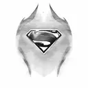 Superman Batman and wonder woman tattoo design idea