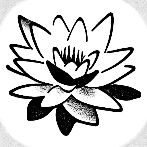 Water lily tribal tattoo design by Vyamester on DeviantArt
