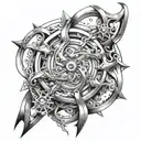 Sagittarius tattoo design idea