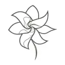 pinwheel tattoo design idea