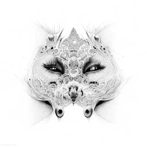 panopticon of beauty tattoo design idea