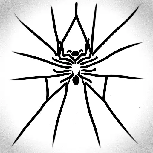 Spider tattoo design idea