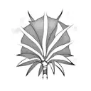 Palm Tree tattoo design idea