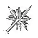 Palm Tree tattoo design idea