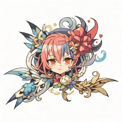 hololive tattoo design idea