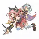 hololive tattoo design idea