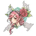 hololive tattoo design idea