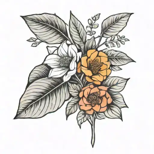 minimalist plant for female forearm tattoo tattoo design idea