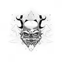 memento mori tattoo design idea