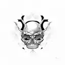 memento mori tattoo design idea