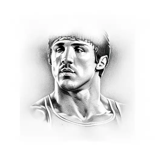rocky balboa tattoo design idea