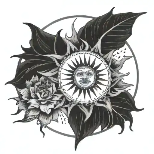 sun of Argentina  tattoo design idea