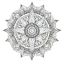 sun of Argentina  tattoo design idea