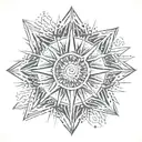 sun of Argentina  tattoo design idea