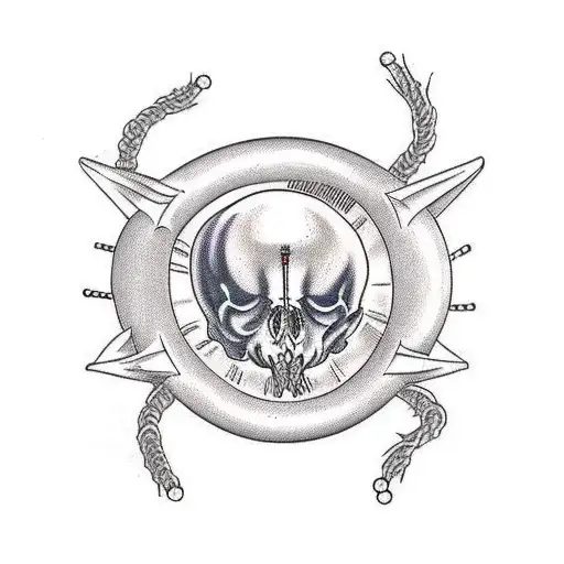 testicule cyst  tattoo design idea