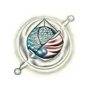 testicule cyst  tattoo design idea