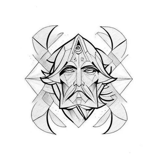 count of Monte cristo tattoo design idea