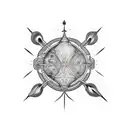 aquarius with amphora tattoo design idea