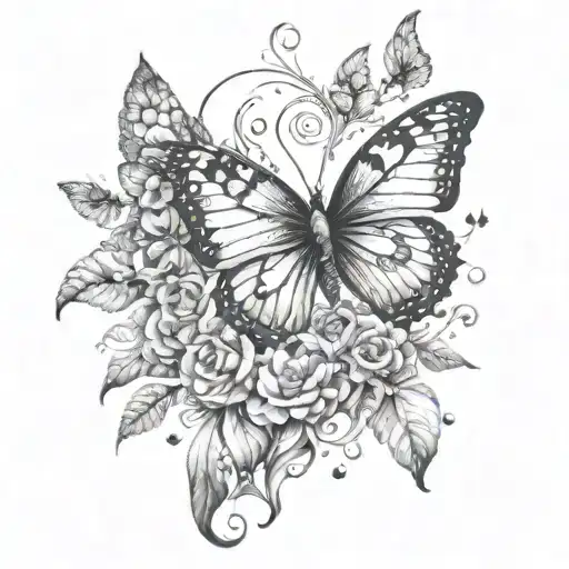 butterfly effect  tattoo design idea