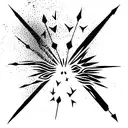 red hot chili peppers band , Linux  tattoo design idea