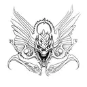 skeleton dragon back tattoo tattoo design idea