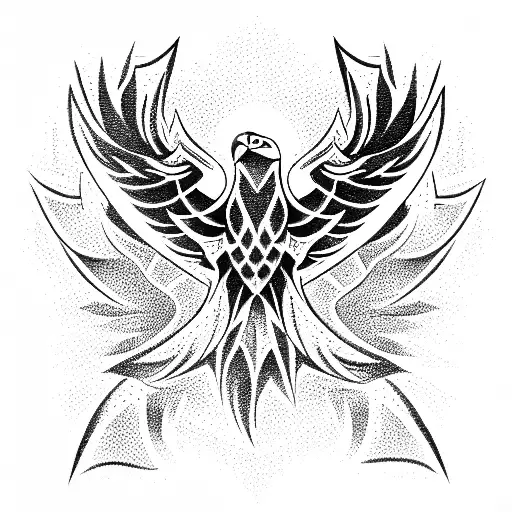 Eagle tattoo design idea