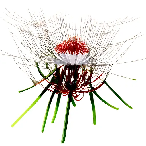 spider lily tattoo design idea
