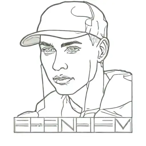 eminem lyrics incorporated tattoo design idea