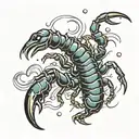 scorpion tattoo design idea