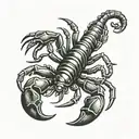 scorpion tattoo design idea