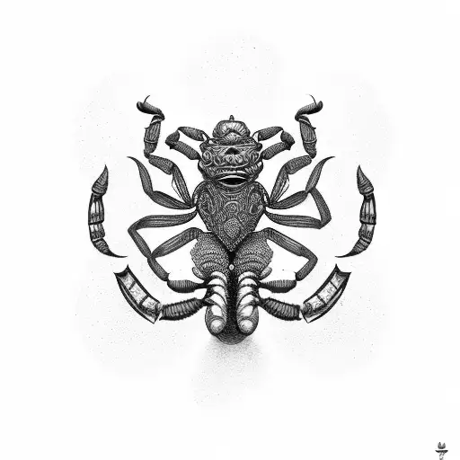Kali silat, Roman Wall, scorpion, karanbit  tattoo design idea