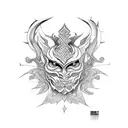 Kali silat, karanbit  tattoo design idea