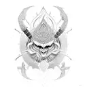 Kali silat, karanbit  tattoo design idea