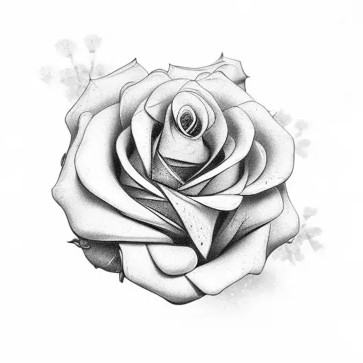  Mandela roses  tattoo design idea