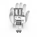 the human hand reaches for the robot hand and at the same moment the robot hand reaches for the human hand w tattoo design idea
