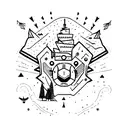 wanderer tattoo design idea