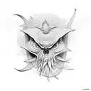 monk tattoo design idea