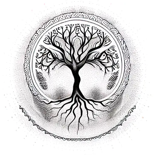 Tree of Life tattoo design idea
