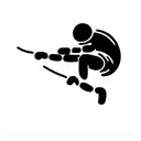 computer ninja tattoo design idea