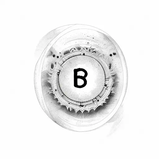 small circular hindi phrase around elbow tattoo design idea