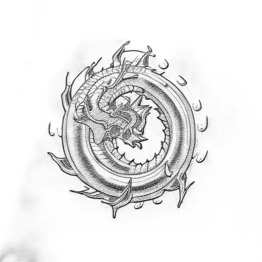 Shenron Dragon Ball tattoo by AntoniettaArnoneArts on DeviantArt