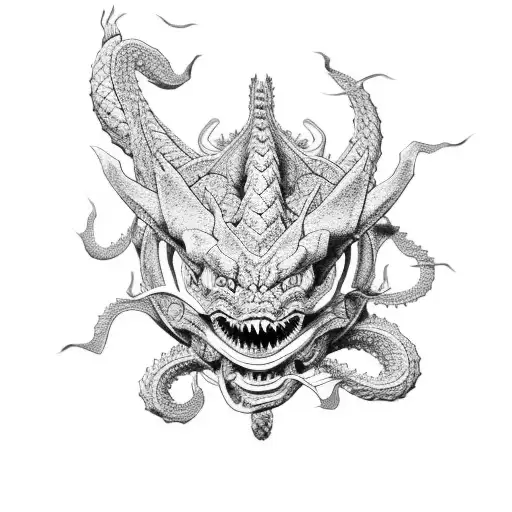 Shenron tattoo design idea