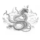 Shenron tattoo design idea