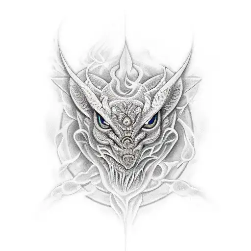 pillar of fire tattoo design idea