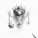 222 tattoo design idea