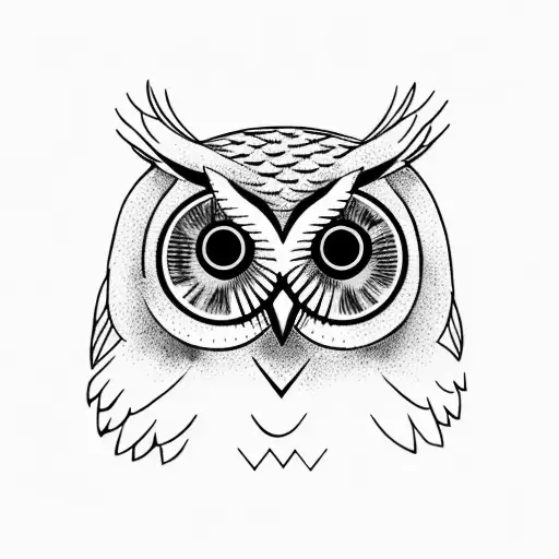 owl in forest with a clock and my family name Pranam dev on it for forearms tattoo design idea