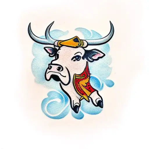 4 x 'Charging Bull' Temporary Tattoos (TO00012109) | eBay