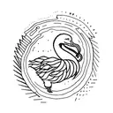 dodo tattoo design idea